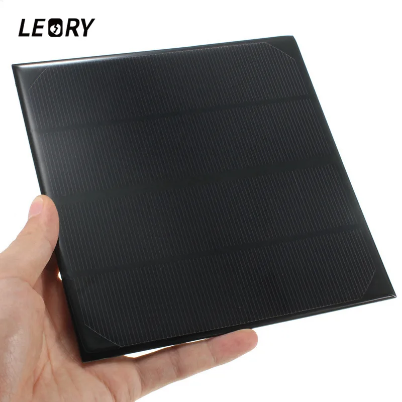 

LEORY High Quality 6V 4.5W 520mAh Monocrystalline Silicon Solar Panel Module Cells Batteries Pro For Light Battery