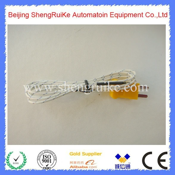 

Free Shipping! 20pcs K type Thermocouple / Temperature probe TP-01 fiberglass wire 1 m