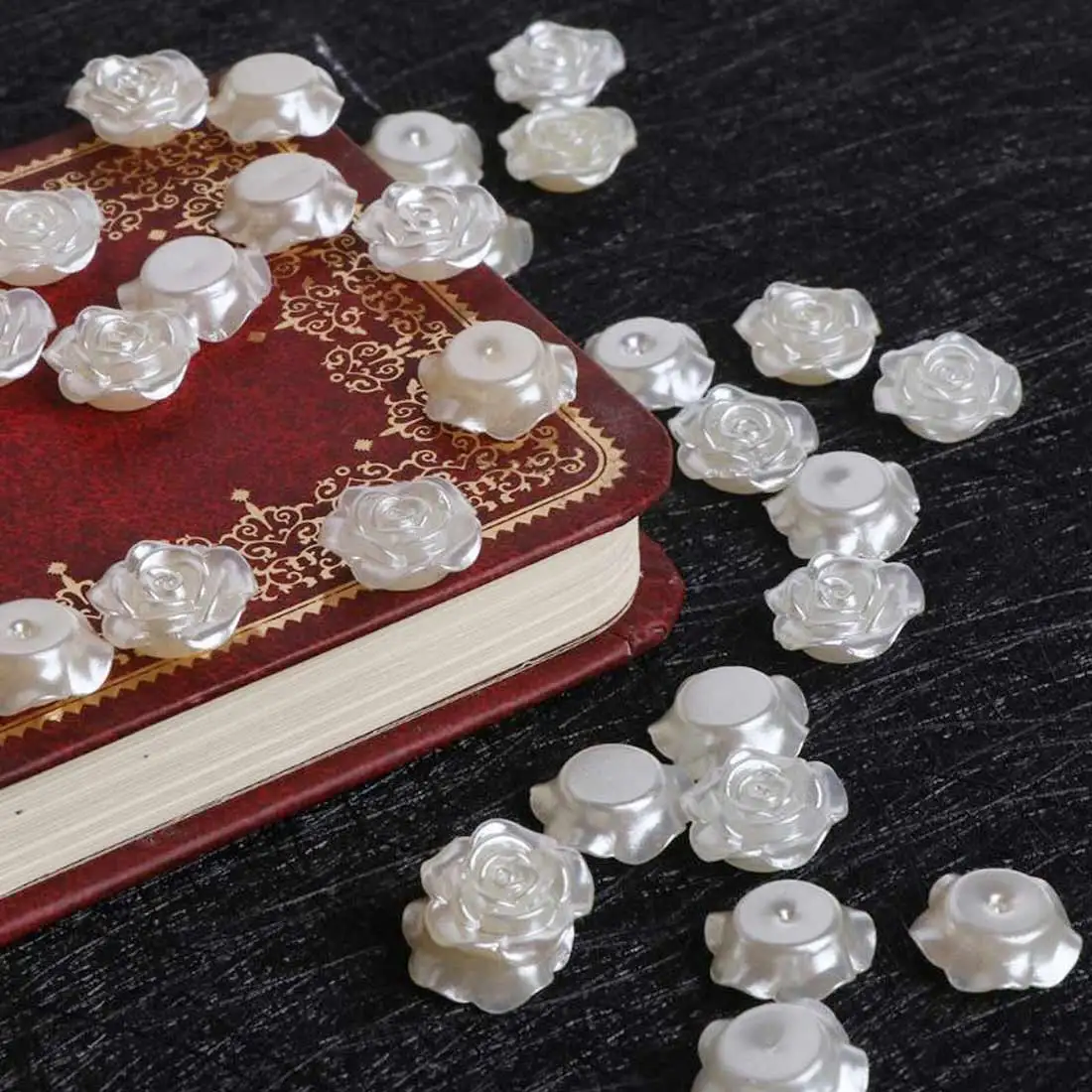 

Fashional Pick Size Random Mixed Plastic Star&Flower Imitation Pearl Beads For DIY Jewelry Craft Decoration