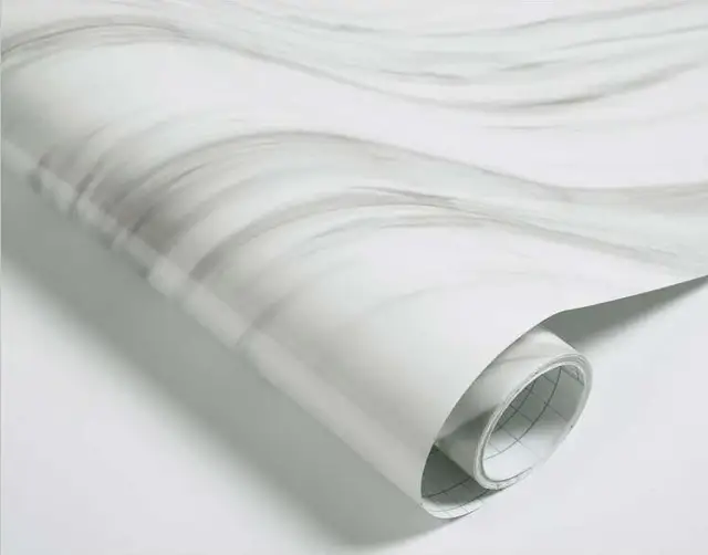 61*500cm roll, Marble Pre adhesive Wallpaper ,Waterproof Vinyl wall