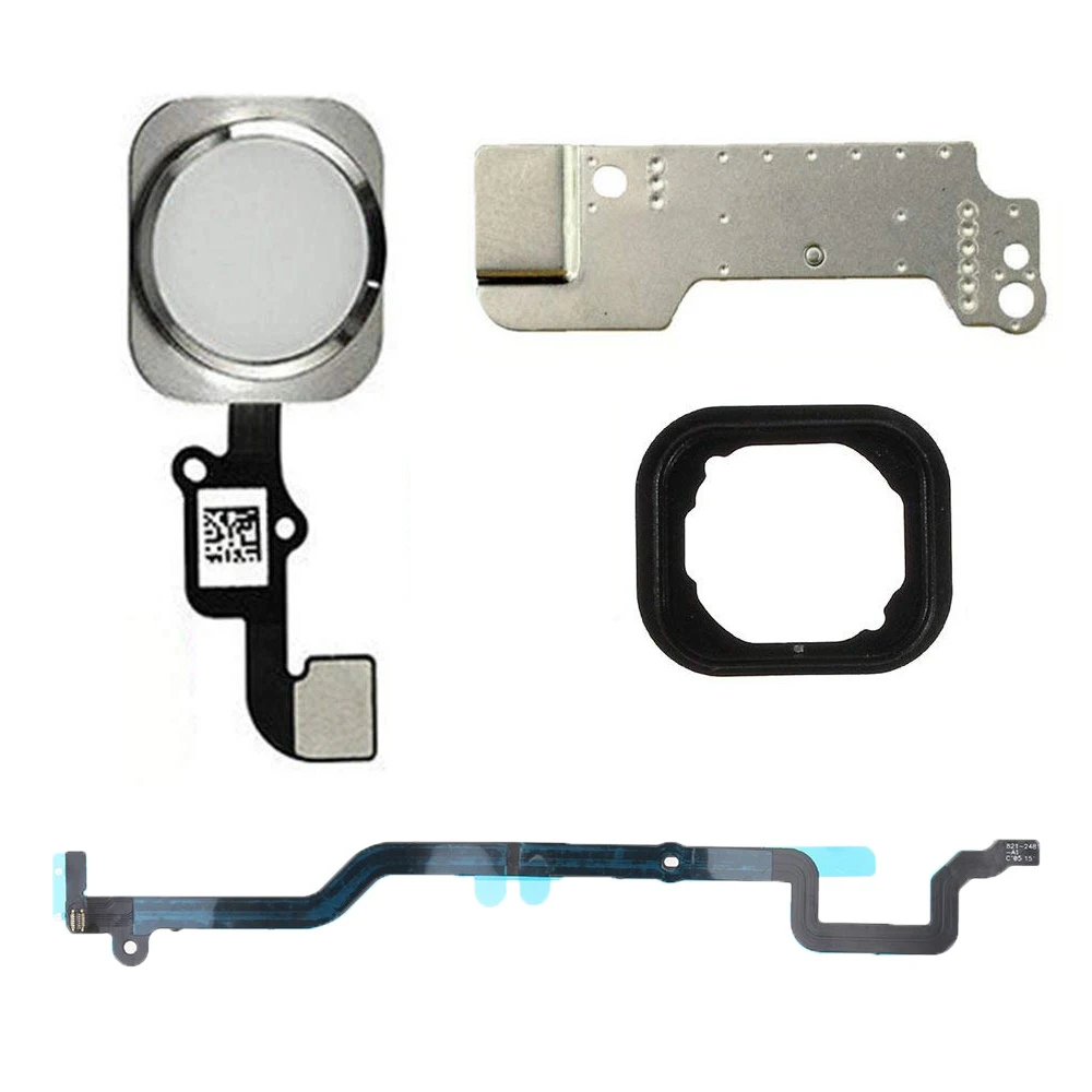 4pcs /lot for Iphone 6 6 Plus Connector Flex + Home Button Flex Cable