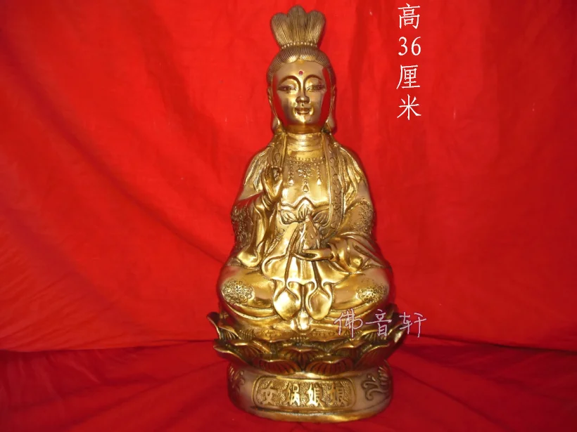 

Juggernaughts buddha statue feng shui decoration Bronze gift lovers Art copper