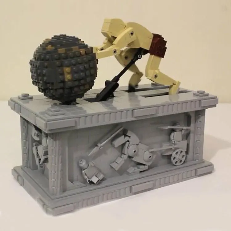 

Lepin 23017 1462Pcs Genuine Technic Series The MOC Sisyphus Moving Set Educational Building Blocks Bricks Toys Model Gifts 1518