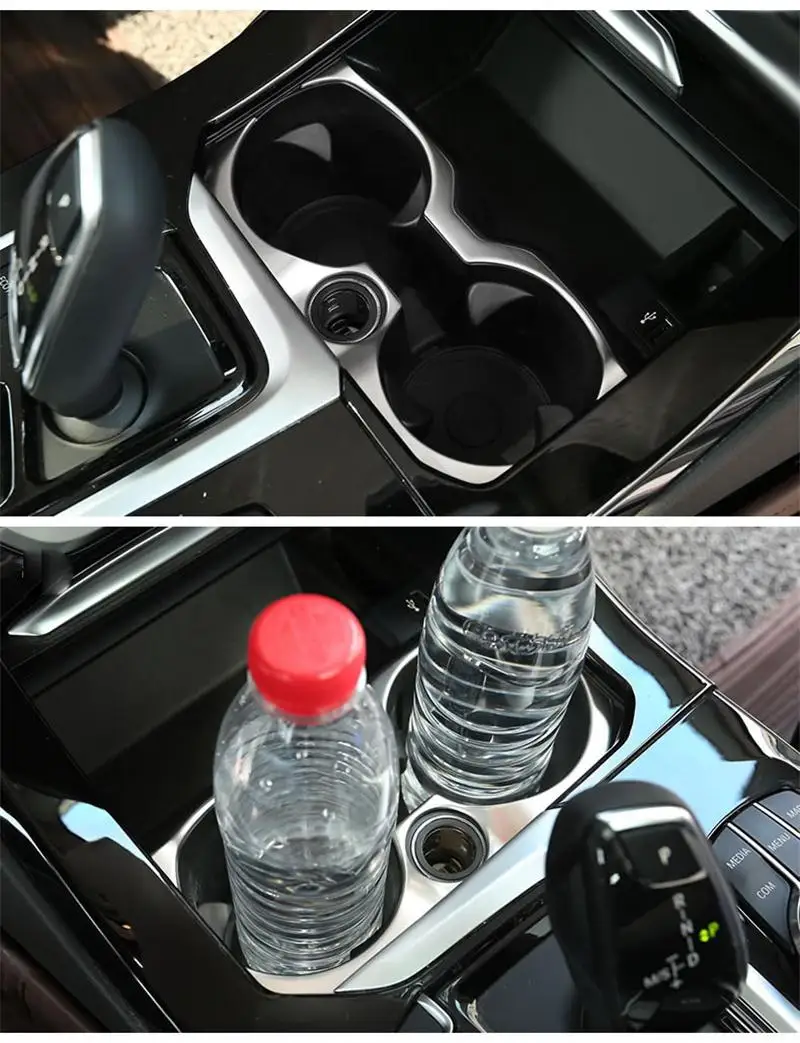 Стайлинга автомобилей интерьера Нержавеющая сталь наклейки обложки держатель стакана воды Панель украшение Накладка для BMW X3 G01 авто аксессуары