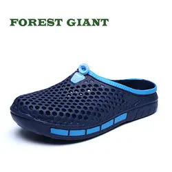 Лес гигантский Летняя обувь мужские сандалии Для мужчин пляжные шлепанцы уличные слипоны Для мужчин s Тапочки zapatillas hombre Sapato Masculino 161-1