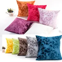 Подушка диванная Подушка декоративная подушка для дома Чехол бархат подушки с цветочным принтом с длинным рукавом наволочка