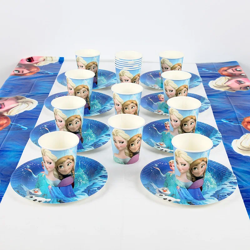 Disney Frozen theme Tableware Sets total 41pcs including cup+plate