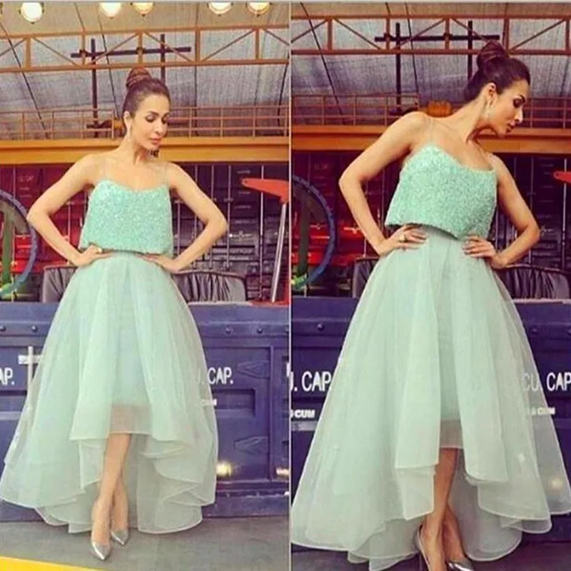 Spaghetti-Sparkling-Sequined-Light-Green-Organza-A-Line-Prom-Dress-Hi-Lo-Fashion-Evening-Dress-2016
