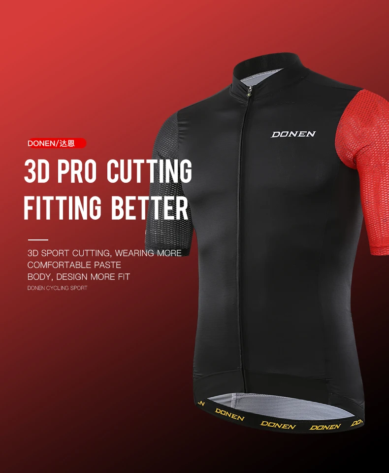 DONEN летняя велосипедная Джерси дышащая одежда для горного велосипеда быстросохнущая гоночная MTB велосипедная Одежда Форма велосипедная одежда
