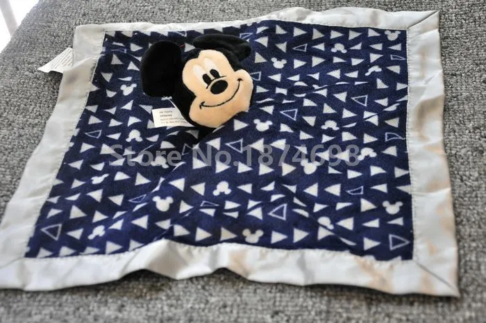 Микки и Минни Маус плюшевые защитное покрывало одеяльце для Кукла-младенец заверить Полотенца боди с принтом «Snuggle Бланки, детские штаны для мальчиков и девочек предпочтительный