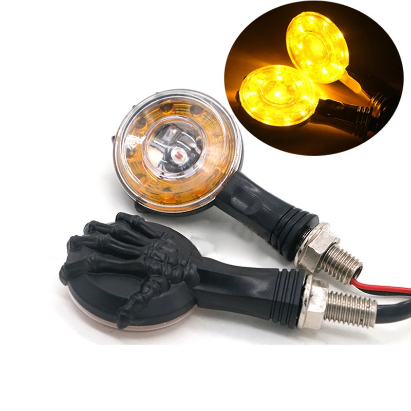 

Motorcycle modification accessories scooter turn light wholesale LED lights power steering wheel