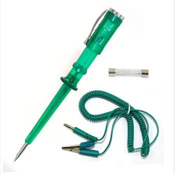 

Car Truck Circuit Tester Test Pencil Diagnostic Tool with LED Light DC 6V 12V 24V Green Work Perfect and Free Ship