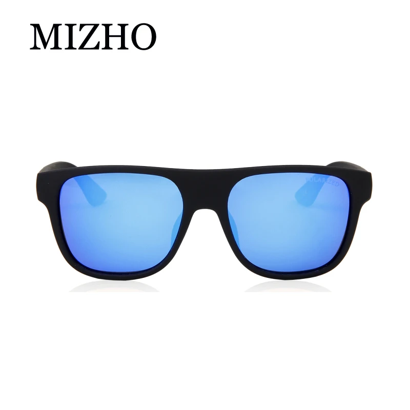 MIZHO бренд антибликовые хип хоп поляризованные солнцезащитные очки мужские