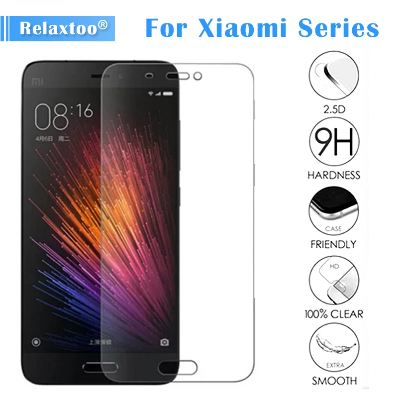 

For Xiaomi mi4c mi4i mi5 s plus Glass Tempered Glass xaomi xiomi Redmi 1 s Note 4 Note 3 prime Glass Screen Protector Film Case