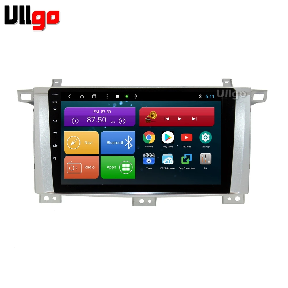 

9 inch Octa Core Android 8.1 Car DVD GPS for Toyota Land Cruiser 100 LC100 Lexus LX470 Car Head Unit with BT RDS WIFI MirrorLink