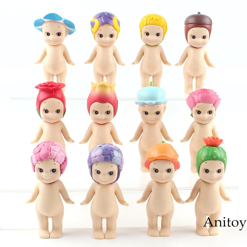 

Sonny Angel Action Figure Flower Series Mini Let's find your favorite flower! PVC Dolls Collectible Model Toy 12pcs/set 7.5-8cm