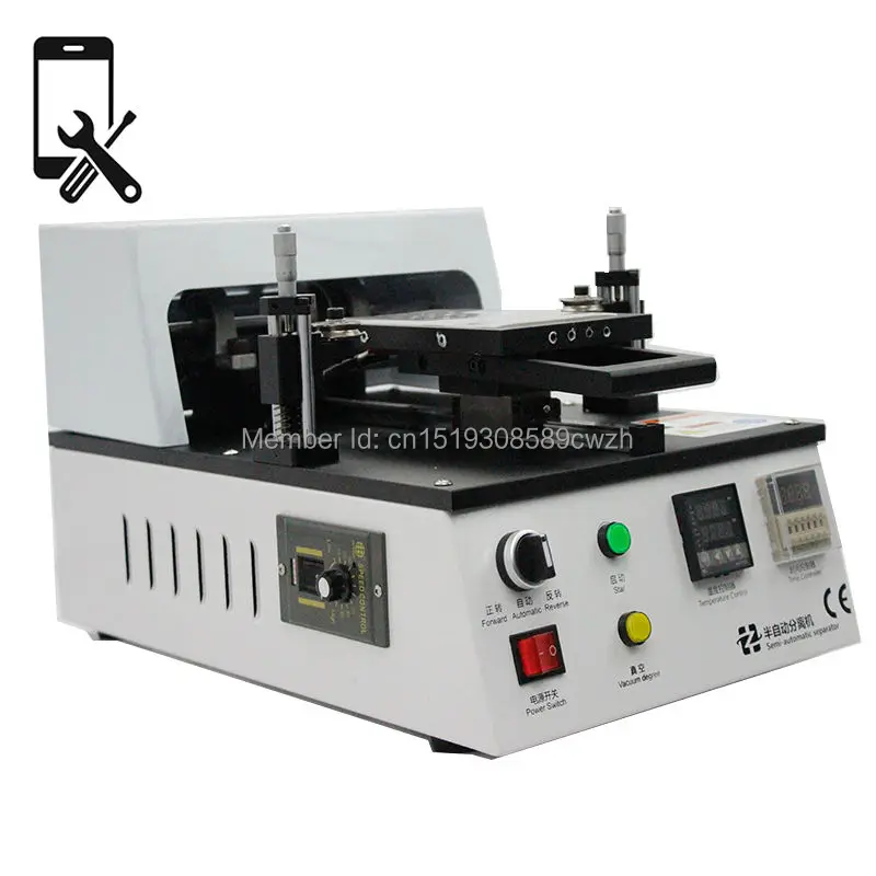 

New Semi-Automatic Screen Separating Machine for Cellphone Refurbish