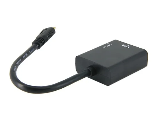 New HDMI Male to VGA With Audio HD Video Cable Converter Adapter 1080P&Portable Digital - HDMI - VGA Conversion Cable for PC New HDMI Male to VGA With Audio HD Video Cable Converter Adapter 1080P&Portable Digital - HDMI - VGA Conversion Cable for PC