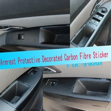 Foal сжигание 6 шт. подлокотник на внутреннюю сторону двери защитная украшенная наклейка из углеродного волокна для 2009- Chevrolet Classic Cruze