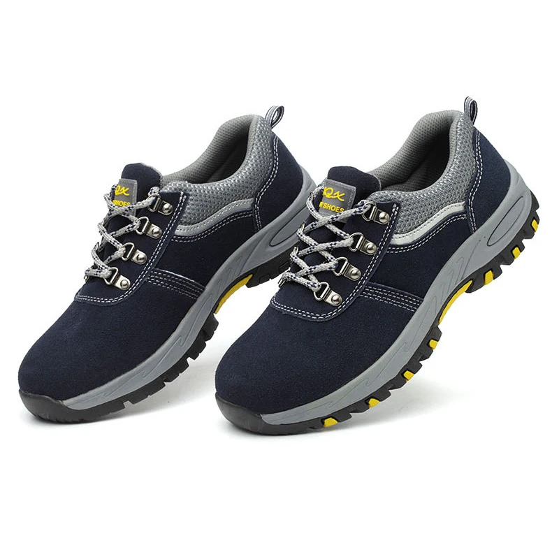 Taille Respirant Bottes Hommes Perforation safety Daim En Yd Plu safety Gray L'usure ever Vache La Blue Résistant Black Chaussures Acier À Shoes Sécurité Orteil Travail Safety De UpqVSMz