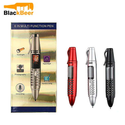 10pcs Lot UNIWA AK007 0 96  Pen Shaped CellPhone Screen Dual SIM GSM Mobile Phone Dialer Magic Voice Voice Recorder MP3