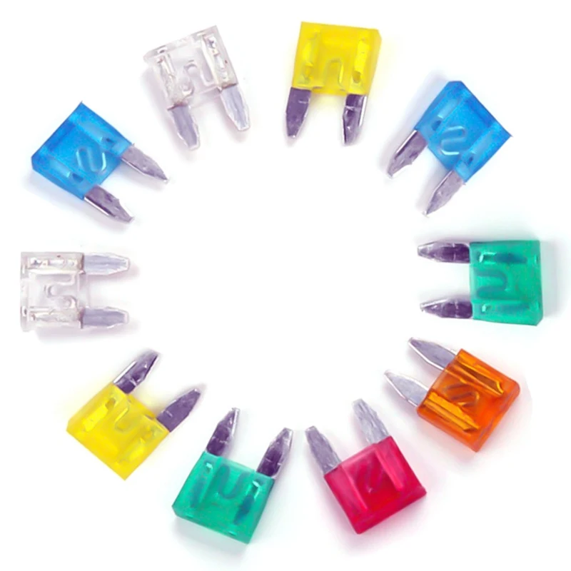 

120Pcs Profile Small Size Mini Blade Fuse Assortment Set Auto Car Truck DG 5 10 15 20 25 30A Fuse Box