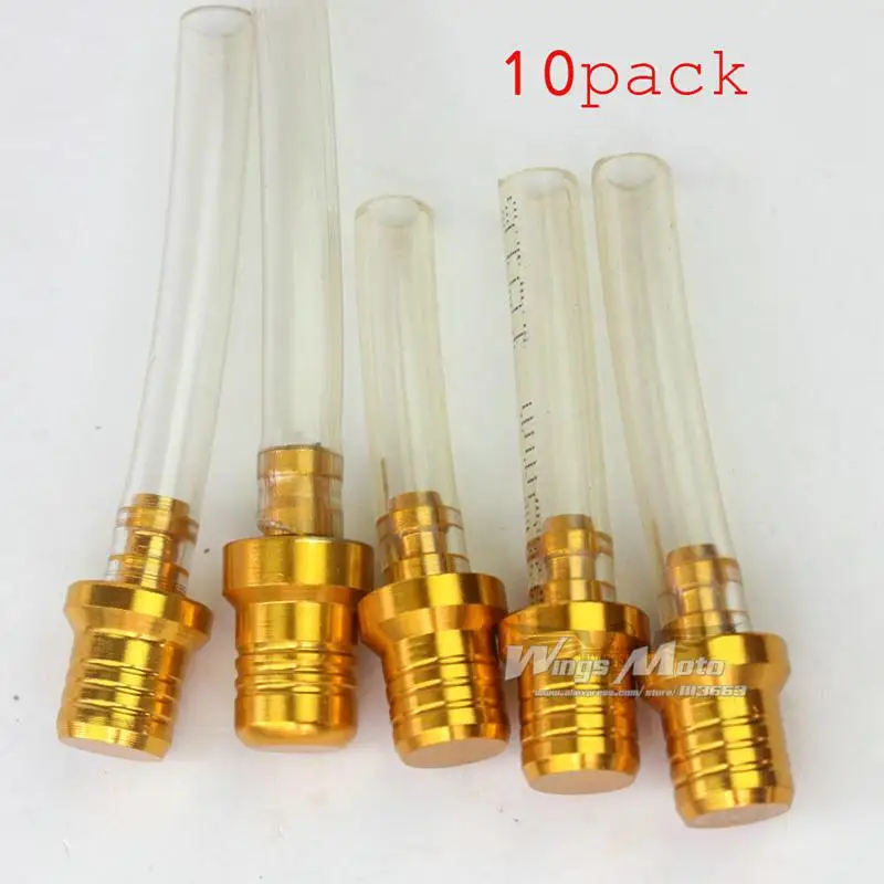 10X Motorcycle ATV Gas Fuel Tank Cap Vent Breather Hose without Valve