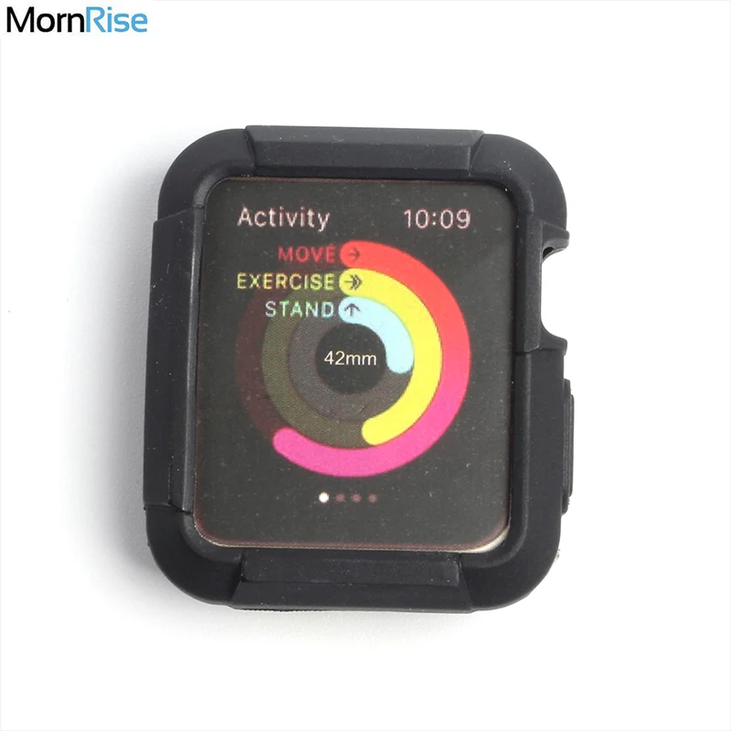 Rugged Cover Armor For Apple Watch Series 3 2 1 Case 42mm Smart watch TPU Soft Scratches Shock proof Protective Skin | Мобильные