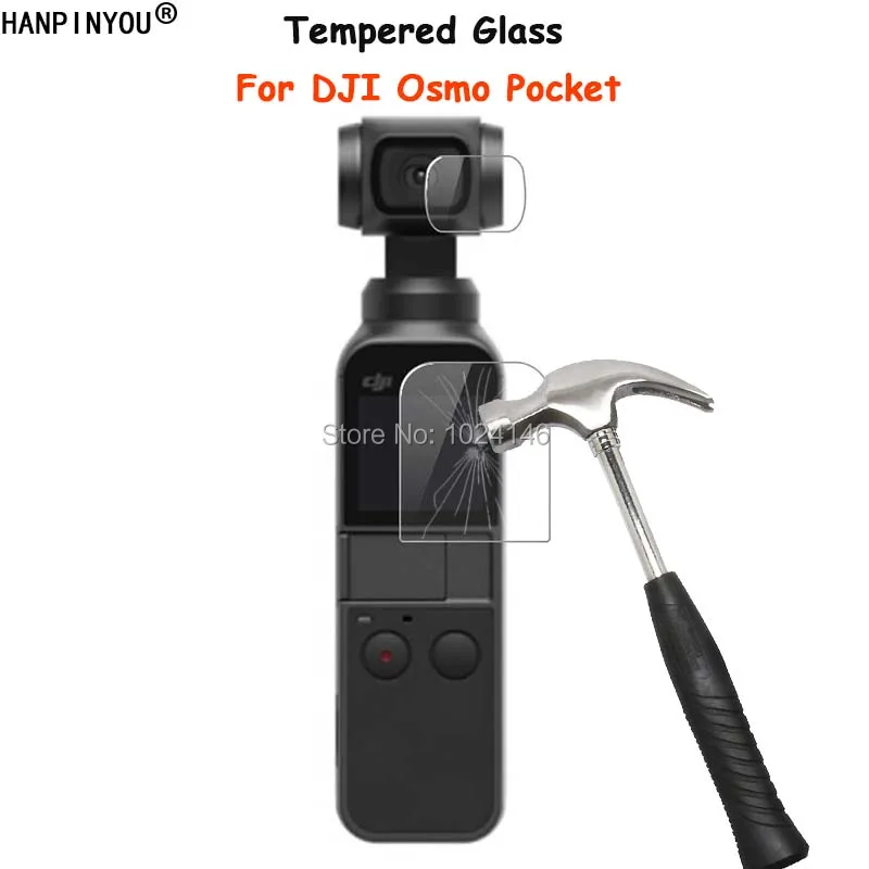 

For DJI Osmo Pocket Clear Tempered Glass Camera Lens LCD Screen Protector Ultra Thin Explosion-proof Protective Film