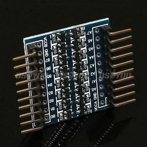 8-канальный 3.3 В-5 В 5 В-3.3 В IIC UART SPI TTL Двусторонняя изогнутая игла модуль преобразования уровня 5 шт./лот