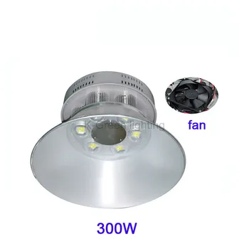 

1X High quality 300W industrial lighting high bay light with fan for facotry warehouse supermarkets express free shipping