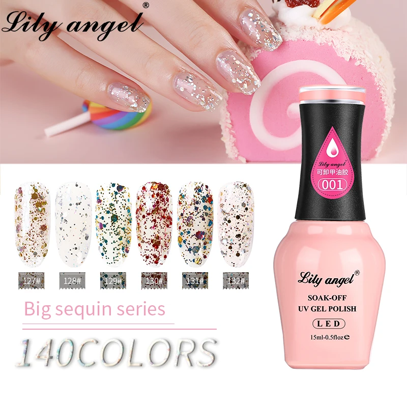 

LiLy Angel 15ml UV Gel Nail Polish Shining Manicure Gel Gels Nails For Polish Nail Art Nail Gel 109-140