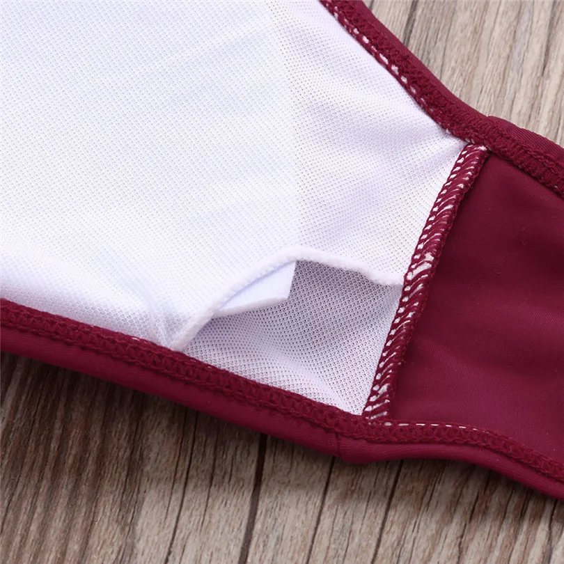  Women's Sexy Bikini Tube top Bandage Bikini Set Push-Up Brazilian Swimwear Swimsuit bikini 2019 Beachwear #3A10 (2)
