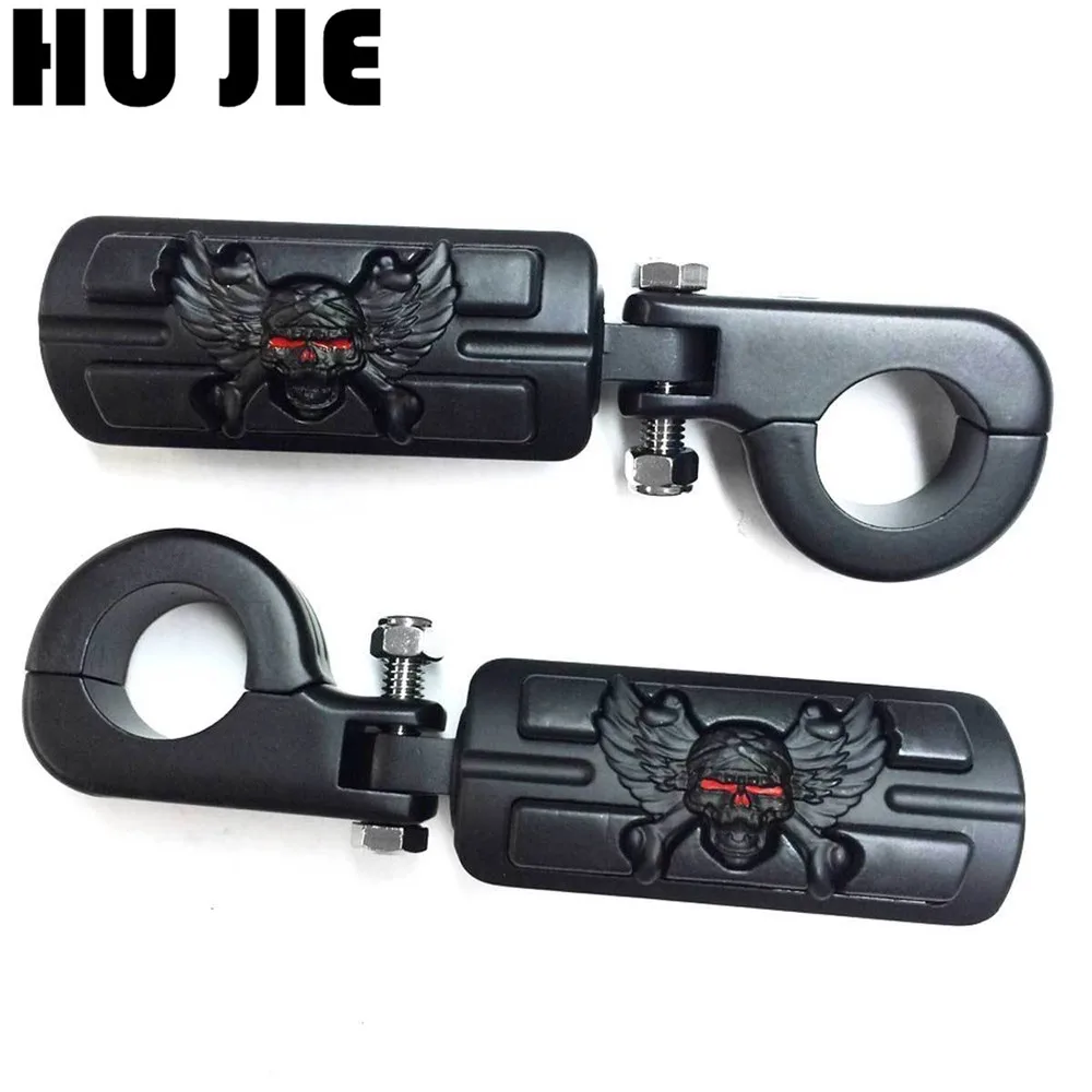 Мотоцикл 1 1/" Highway Skull Foot Peg подножка p-зажимы для KAWASAKI VULCAN VN400 VN800 VN900 VN1500 VN2000