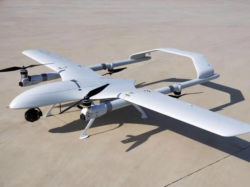 VQ100 Профессиональный Наклонный ротор БПЛА Дрон FPV Самолет вертикальный взлет и