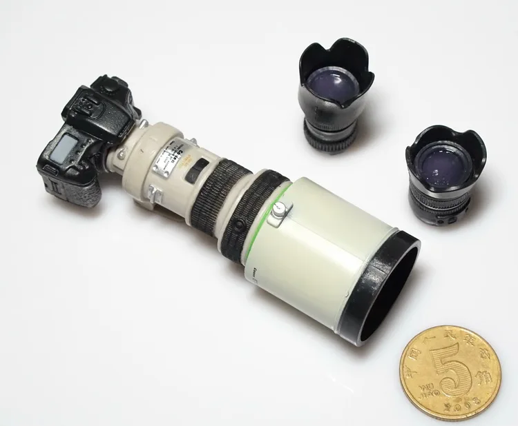 1/6 игрушечные весы для Canon EOS-1 DSLR камеры с 3 объективами миниатюрная кукла Фигурка Горячая