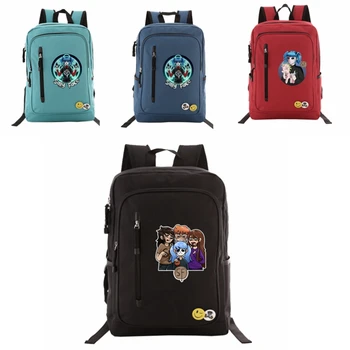 

Game Sally Face Square School Bag Backpack for Women Girls Teenagers Student travel Bag Shoulder Laptop Bag