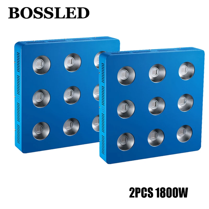 

2PCS/lot Led Grow lLight Dominator 1800W COB growth lamp panel Best Full Spectrum Accelerate the Plant Growth and Bloom