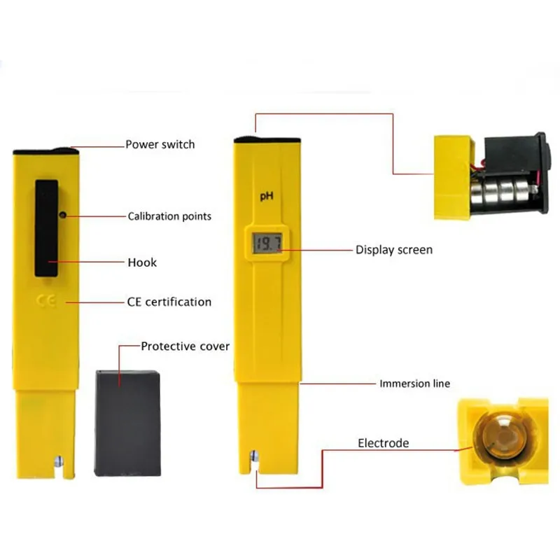 Фильтр для воды РН-метр Цифровой тестер качества воды Чистота TDS тестер электролитическое устройство тестирование PH-009 IA 0,0-14.0pH аквариум