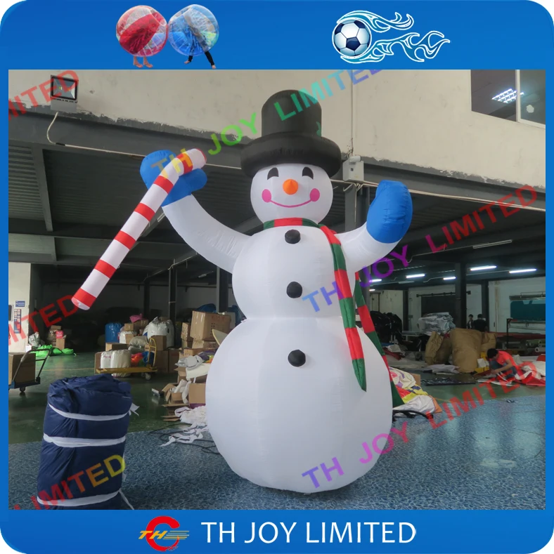 free door shipping giant inflatable snowman for sale, outdoor
