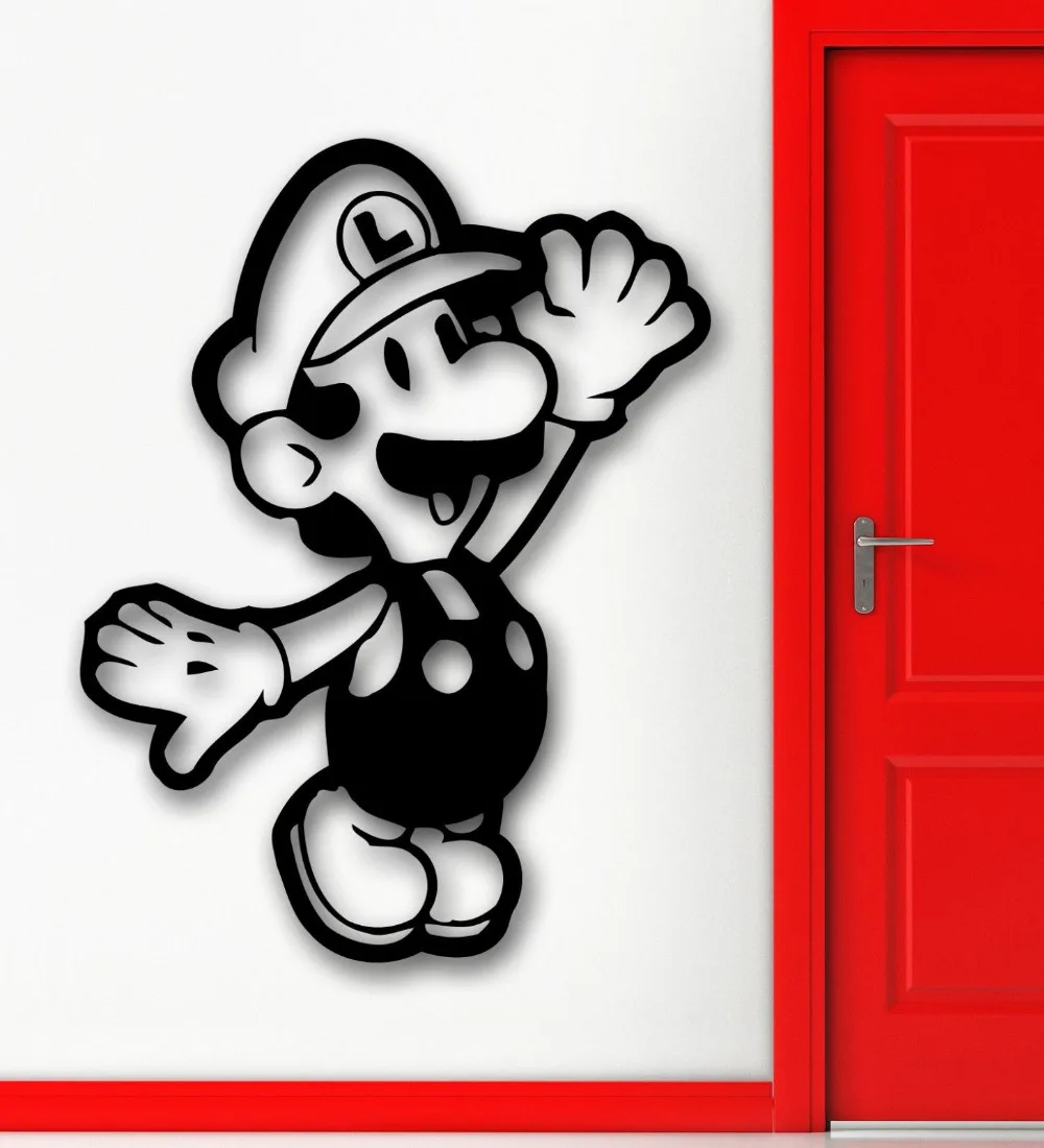 Art Super Mario Vinyl Decal Home Decoration Children Nursery Room