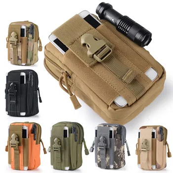 

Tactical Molle bag Multifunctional Pouch Belt Waist Packs Bag Water repellent Pocket Military Waist Fanny Pack Pocket