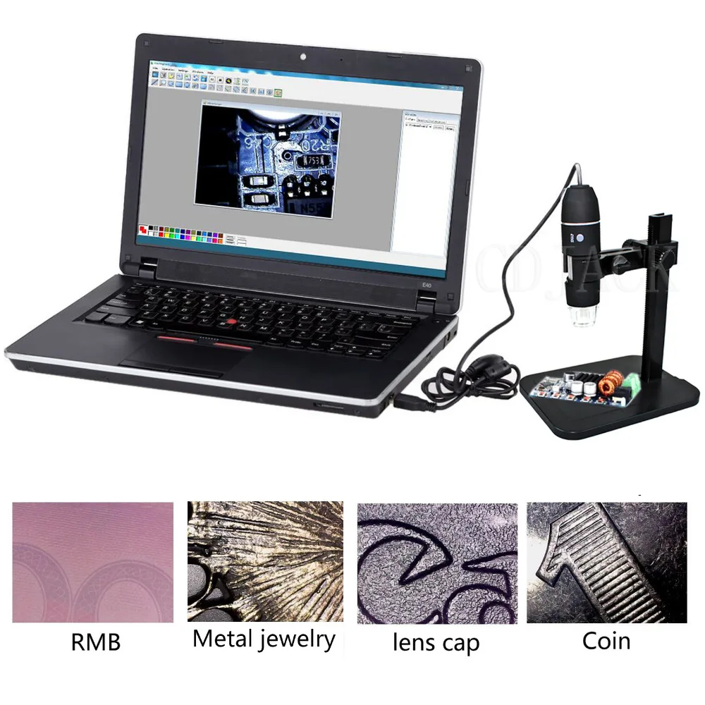 

Mini Adjustable Portable USB 20x-800X Digital Microscope 8 LEDs Endoscope Magnifier Camera W Stand For WIN PC Video Camera