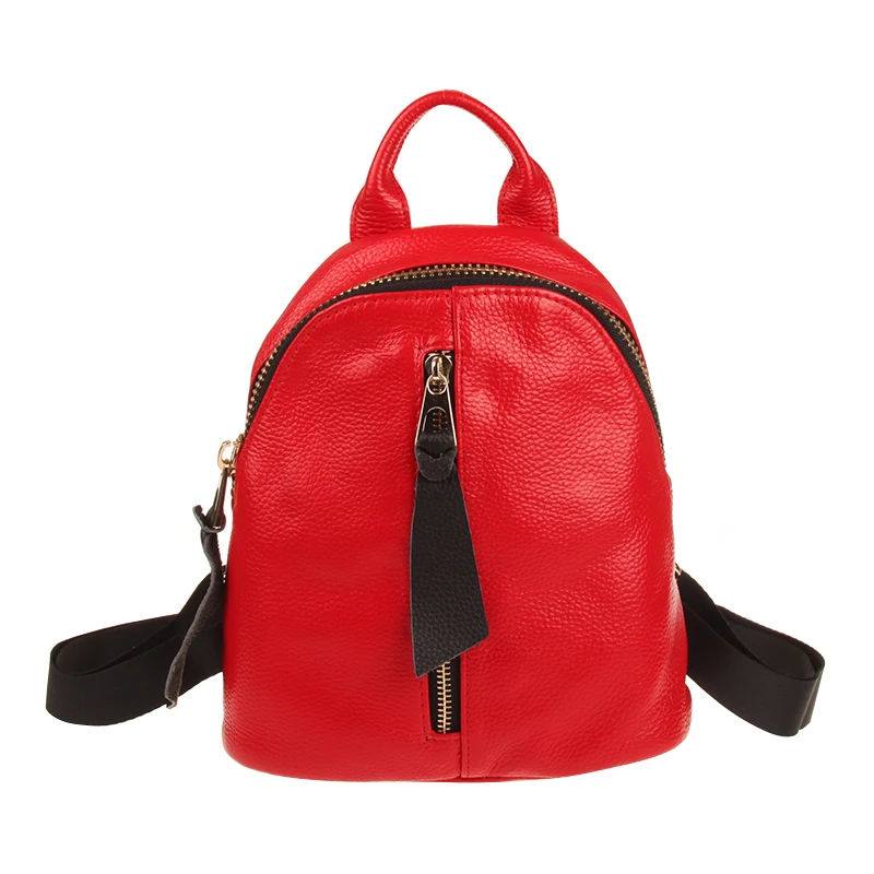 2017 Fashion Brand Women Backpack Genuine Leather Small Backpacks For