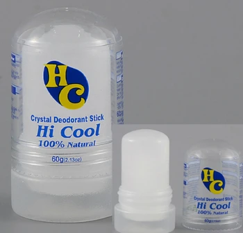 

60G Portable Size Non-Toxic Natural Food-Grade Crystal Deodorant Alum Stick Body Underarm Odor Remover Antiperspirant 2019 NEW