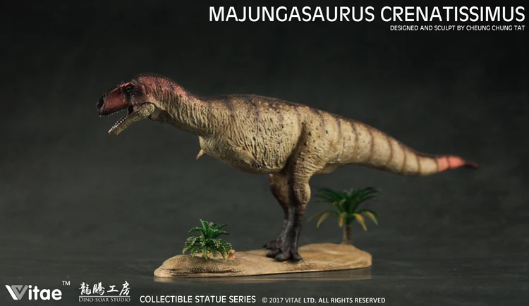 1:35 динозавр Юрского периода модель мира сценария набор Majungasaurus Crenatissimus Deperer 1986 Carcharodontosaurus