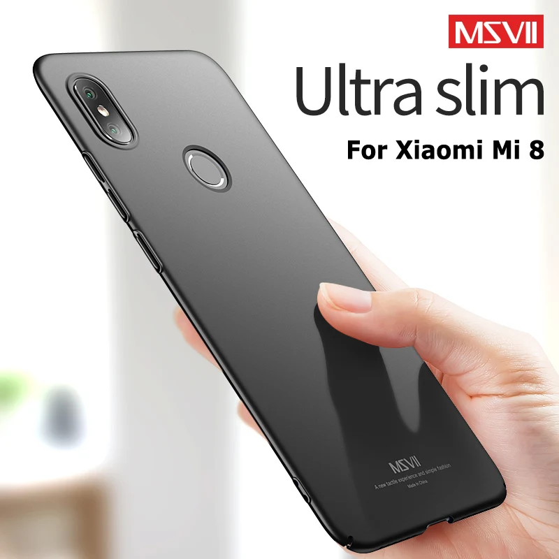 

MSVII Cases For Xiaomi Mi 8 Pro SE Case Slim Frosted Cover For Xiaomi Mi8 Lite Case Hard PC Cover For Xiomi Mi8 SE M8 Phone Case