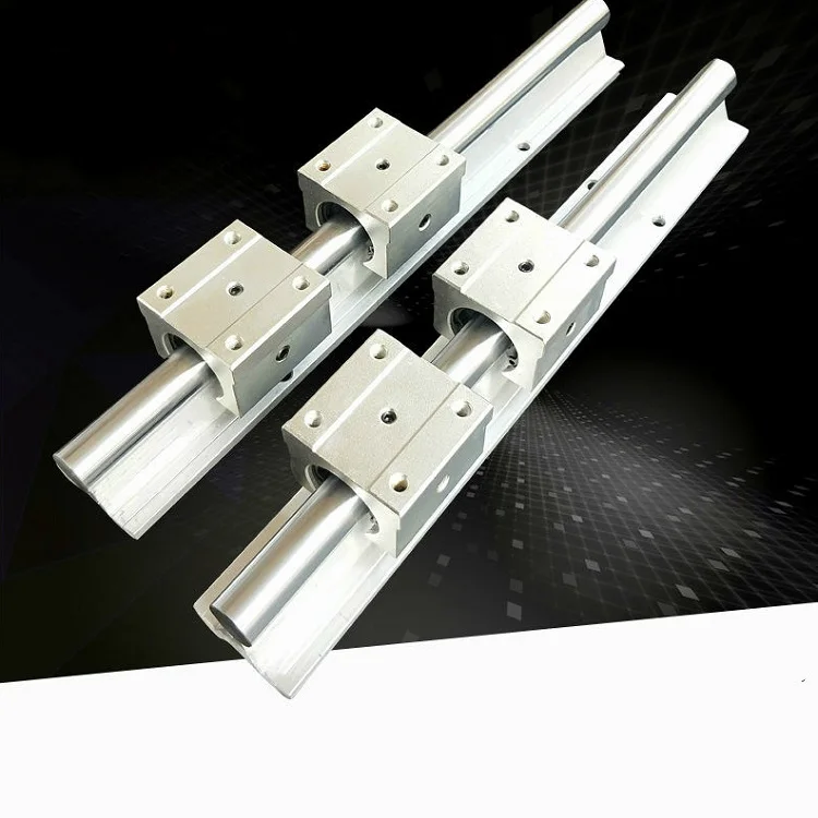macinino 500//800 mm 2 X SBR25 guida lineare albero e 4 X SBR25UU Linearblock diametro 25 mm per fresatrice CNC fai da te 500 mm