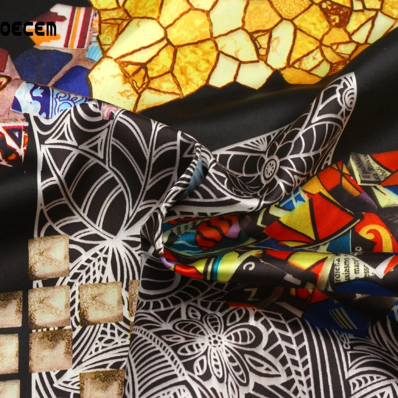 African Satin Fabric Meter Imitate Silk Charmeuse Satin Fabric Tissus