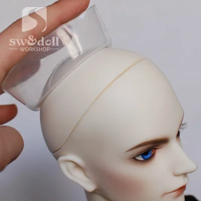 

1/2 1/3 1/4 1/6 1/8 1/12 scale BJD Silicone headgear caps hat for BJD/SD Wig fixed Anti-shedding doll accessories 16C1002
